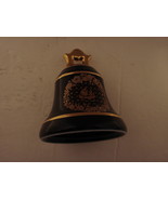 Limoges Castel France Blue Gold Porcelain Bell - $14.99