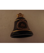 Limoges Castel France Blue Gold Porcelain Bell - £11.76 GBP