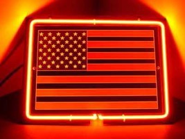 USA American Flag 3D Acrylic Beer Bar Neon Light Sign 12&#39;&#39; x 10&#39;&#39;  - £156.48 GBP
