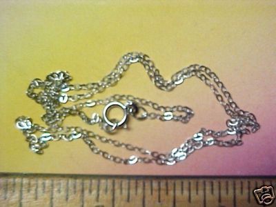 20" CHAIN Sterling Silver Medium Cable resists tarnish - $4.50