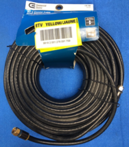 100 ft. RG6 Quad Shielded Coaxial Cable - Deluxe High Performance - 179 748 - $12.86
