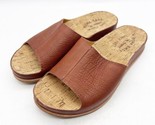 KORK-EASE Tutsi Slides Leather Sandals Comfort Etiope Brown Womens 7 - £55.74 GBP