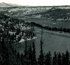 RPPC Couer D&#39;ALene Idaho ID Hidden Lake St Joe River UNP 1940s Postcard Leo&#39;s - £3.09 GBP