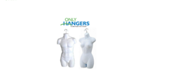 Male + Female Hanging Torso Form (White) - $35.97