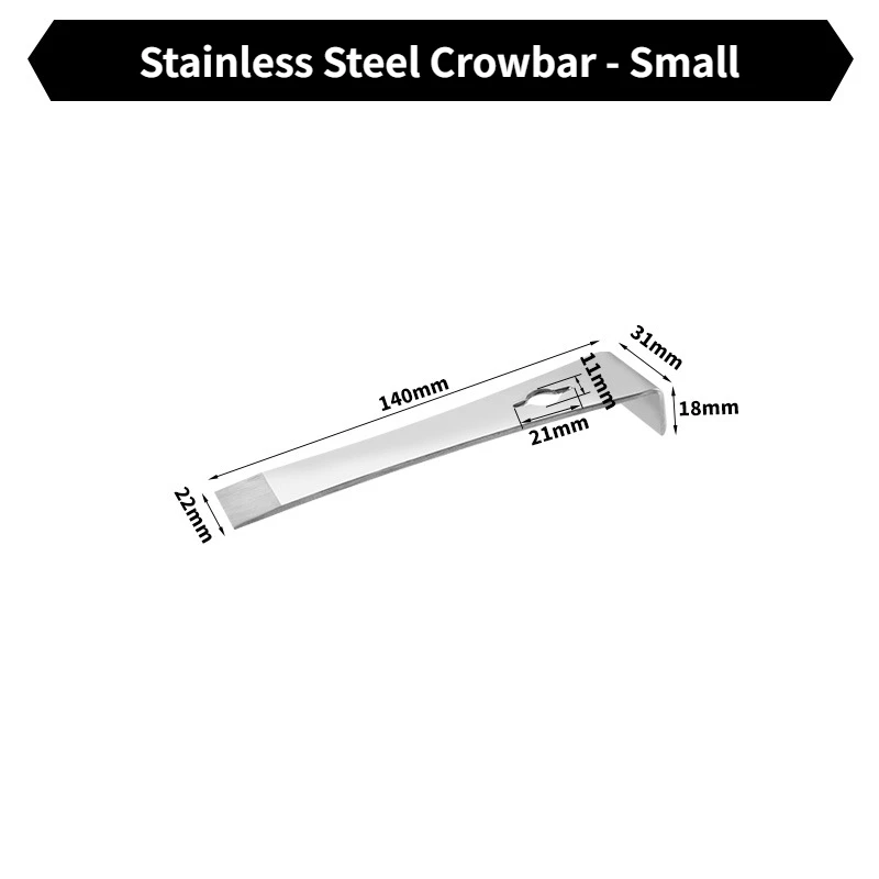 Stainless Steel Crowbar Set  Steel d 3pcs/set Car o Conversion Tool Inte... - $1,247.14 MXN