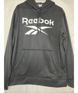 Reebok Men’s Large Gray Pullover Hoodie 100% Polyester - $420.01 MXN