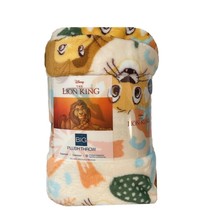 The Lion King Mufasa and Simba Character Oversized Print Fleece Blanket ... - $455.59 MXN