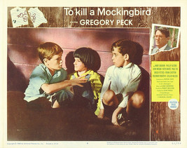 TO KILL A MOCKINGBIRD POSTER 11x14 IN LOBBY CARD JEM SCOUT &amp; DILL 28x36 ... - £19.74 GBP