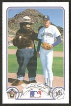 Seattle Mariners Mike Moore 1987 Smokey Bear Fire Prevention Card # 11 Nm - £7.18 GBP