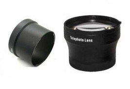 Tele TelePhoto Lens + Tube Adapter for Canon Powershot A80 A95 Camera bundle - £21.45 GBP