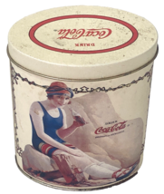 Gibson Girl Coco Cola  Tin can with lid  ( gibson girl graphic) - $145.39 MXN