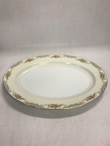 Mid Century Modern NORITAKE M floral Platter oval 16 by 12 inch large se... - £39.10 GBP