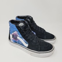 VANS Womens Sneakers Sz 5.5 M Sk8m Shark week Hi X Black Blue High Top S... - $35.87