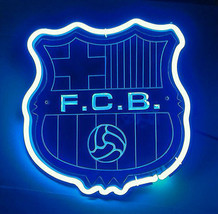 Barcelona FCB 3D Acrylic Beer Bar Neon Light Sign 11&#39;&#39; x 11&#39;&#39; - £159.07 GBP