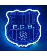 Barcelona FCB 3D Acrylic Beer Bar Neon Light Sign 11&#39;&#39; x 11&#39;&#39; - £155.58 GBP