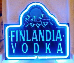 Finlandia Vodka 3D Acrylic Beer Bar Neon Light Sign 11&#39;&#39; x 10&#39;&#39;  - £156.59 GBP