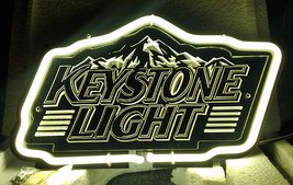 Keystone Light 3D Acrylic Beer Bar Neon Light Sign 12&#39;&#39; x 7&#39;&#39; - £159.07 GBP