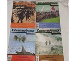 Lot Of (4) Counter Attack Magazines Vol 1-4 *NO INSERT GAMES* - £33.78 GBP