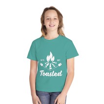 Kids&#39; Black and White &#39;Let&#39;s Get Toasted&#39; Campfire Marshmallow Tee - £21.40 GBP