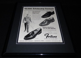 1960s Fortune Shoe Co Memphis Framed 11x14 ORIGINAL Vintage Advertisement - £34.92 GBP