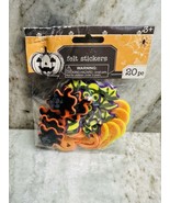 Halloween Themed 20 Pc Felt Stickers 3+ - $214.64 MXN