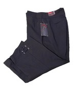 Briggs Womens Sz 14 Pull On Split Hem Capri Comfort Waistband Black Pockets - €15,51 EUR