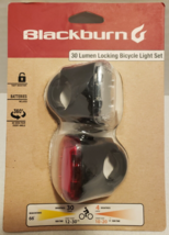 Locking Bicycle Light Set By Blackburn - 30 Lumen - Batteries Included - 360 Deg - £7.85 GBP