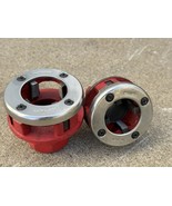 1-1/4&quot; &amp; 1” NPT 12-R RH Die Head &amp; Dies 4 Replacement Ratchet Pipe Threader - $466.47 MXN