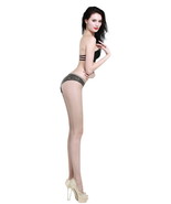 Stocking Lingerie Se6661 Tempting Seamless Open Crotch Stockings Medium ... - £14.96 GBP