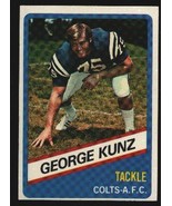 Wonder Bread football card #7 George Kunz 1976 - £0.78 GBP