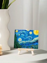 Relief Van Gogh&#39;s Starry Night DIY 3D Oil Painting Kit - £19.46 GBP