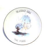 Precious Moments Blessed Are the Pure Plate in Box Porcelain 1999 Enesco - £7.04 GBP