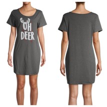 Secret Treasures Women&#39;s &quot;Oh Deer&quot; Sleep Shirt Holiday Ladies Size Small... - £4.73 GBP