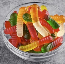 Save On World&#39;s Best 12 Flavor Mini Gummi Worms Fruit Candy 2 Pound Bag - £19.65 GBP