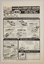 1963 Print Ad Luger Boat Kits Build Your Own 15 Models Minneapolis,Minnesota - £13.36 GBP