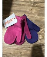Toddler Mittens 3 Pack Cat &amp; Jack Pink Magenta Purple 2T-5T Gloves. NWT. - $178.39 MXN