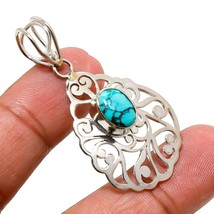 Santa Rosa Turquoise Gemstone Handmade Fashion Jewelry Pendant 1.90&quot; SA 9029 - £4.78 GBP