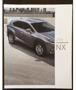 2016 Lexus NX Brand New Brochure Collectible - $245.20 MXN