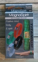 MagnaSpirit ~ Ion Charged Bracelet ~ Green  ~ Medium ~ Mind ~ Body &amp; Spirit - £11.92 GBP