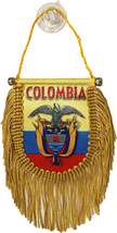 Colombia Window Hanging Flag (Shield) - $9.54