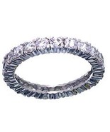 Ladies Russian CZ Jessica Replica Imitation Diamond Wedding  - $57.60 CAD