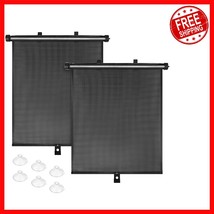 Adjustable Retractable Car Window Shades for Babies and Pets - Easy Install - $24.24