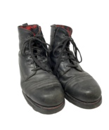 Harley Davidson #95213 Men&#39;s Ankle Riding Boots Black Leather 10.5 - $73.65 CAD