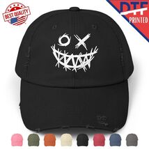 Gamer X Cap Distressed Hat Streamer Pixel Style Esports Gaming DTF Print... - $24.99