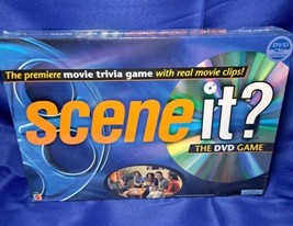 New Mattel Scene It The DVD Game Trivia 13+ Sealed 2003 - £18.30 GBP