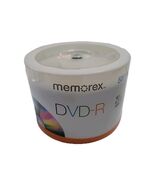 Memorex 50 Pack DVD-R 16X 4.7GB 120Min Recordable Discs New Sealed - $6.93
