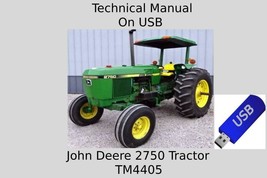 John Deere 2750 Tractor Technical Manual TM4405 USB Drive - £18.94 GBP