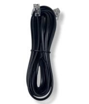 RJ11 Cavo Linea Telefonica Filo - Nero - £6.17 GBP