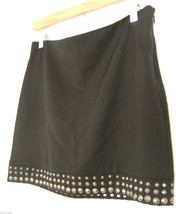 NWT What Goes Around Comes Around NYC WGACA Sexy Black Studded Skirt M $268 - £89.96 GBP