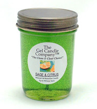 Sage and Citrus 90 Hour Gel Candle Classic Jar - $8.96